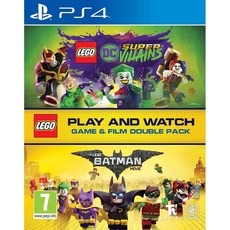 레고 DC 슈퍼빌레인스 게임 &amp; 필름 더블팩(PS4), 단일옵션