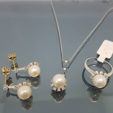 아코야진주예물세트14k8mm