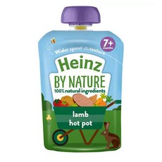 Heinz By Nature 하인즈 바이 네이처 아기 이유식 파우치 양고기 핫팟 7개월 이상 130g 6팩, 6개