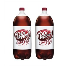 닥터 페퍼 다이어트 콜라 2L 2팩 Diet Dr Pepper 2 Liter Bottle