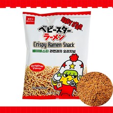 크리스피 라멘스낵 라면과자 베이비스타 술안주, 68g, 8개