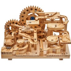 조립식 골드버그 장치 구슬 롤러코스터 교육 완구