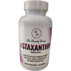 아스타잔틴 10mg 소프트 젤 글루텐 프리 60개 수, 1개, 60정