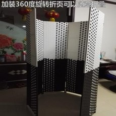 파티션 바람막이 병풍 칸막이 회전 접이식 원목 중국스타일 가구 조합 사무실테이블 인테리어 거실, T03-180CM높이 50cm너비 외짝