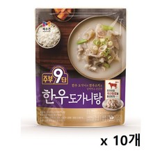 주부9단 목우촌 한우 도가니탕, 450g, 10개