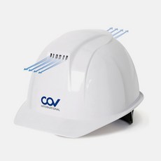 코브인터내셔날 투구자동형 통풍 안전모 COVH-A001, 1개