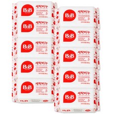 비앤비 세탁비누 유아의류 세탁용, 200g, 50개