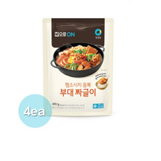 [집으로온] 집으로ON 송탄식 부대짜글이 400g x 4개, 단품