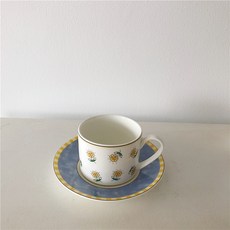 해외 * 이쁜이모 *인스풍 프렌치 빈티지 작은 꽃접시 도자기 요리, 단일옵션