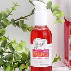 양치싫어하는애견용 먹는치약 100ml 딸기향 아연함유 치석예방 반려견 반려묘용, 1개