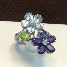 천연페리도트반지