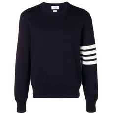 20FW 톰브라운 사선완장 밀라노스티치 니트 네이비