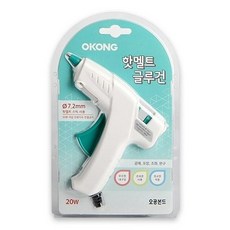 오공 핫멜트 글루건 7.2mm 20W, 6개