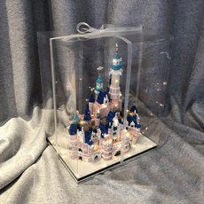 쥬베스 핑크성보레고 중국레고호환블록-Q2737DR