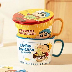Bareal초 1+1애니메이션 관련 상품인스턴트 라면그릇 애니메이션 상품라면기 라면용기 상품 라면, 옐로우+옐로우