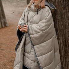 투빌 웜패딩 판초 패딩수트 판쵸다운자켓 숄패딩