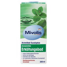 Mivolis 콜드 배쓰 유칼립투스 250ml 4팩 Mivolis Cold bath Eucalyptus medicinal bath 250 ml, 4개