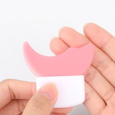 JuZZI013 간단 눈화장 가이드 실리콘 아이가드 쉬운 간편 휴대용 메이크업 뷰티 소품, 핑크, 1개