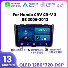 CRV 2007 2008 2009 2010 2011 안드로이드 네비게이션 8코어 RAM 8G 스토리지 128G, EK464-7862