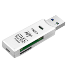 엠비에프 USB 3.0 블랙박스 SD 멀티 카드리더기, MBF-U3CR-WH, WHITE (화이트), 6개