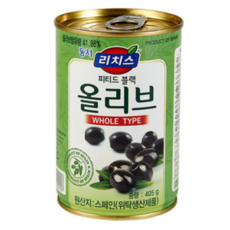 리치스 홀 피티드 블랙올리브 캔 405g, 24개