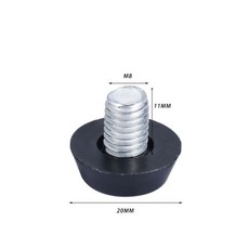 가구다리 테이블다리 가구 수평 조절 발 직경 M8/M6 * 7-11mm 나사 균형 랙 소파 테이블 다리 의자 패드 바닥 보호 10 피스, 1개, 05 M8 x 11 x 20