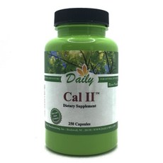 Daily Manufacturing Cal-II (Calcium Carbonate & Hydroxide Certified Kosher) 250 Vegetarian Capsule, 1개, 250정