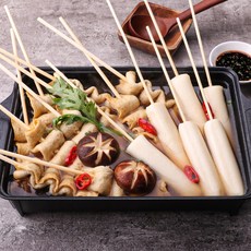 바른씨 [혜택가17 520원] 부산물떡과 어묵꼬치 510g X 4봉, 부산어묵과 물떡꼬치 510g X 4봉, 4개
