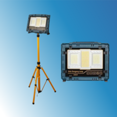 400W 태양광 충전식 LED 캠핑 랜턴 이동식 작업등 조명등 야외 공연 투광기 투광등 1개 스탠드 1개, 1세트