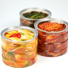 셰프애찬 김치3종세트 열무자박이1kg 단호박백김치1kg 알배기겉절이1kg, 열무자박이1kg+단호박백김치1kg+알배기겉절이1kg