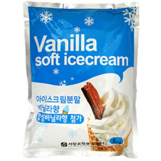 서강 아이스크림분말 바닐라향, 1kg, 7개