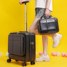 승무원 고급 기내 미니 여행 가방 20인치 24인치 사이즈 세트 레트로 수하물 여행 튼튼한 세련된 연예인 캐리어 출장 비지니스 기내용 바퀴달린 짐가방