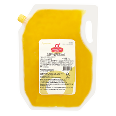 냉장 대상 쉐프원 오렌지 샐러드소스 2kg, 1개