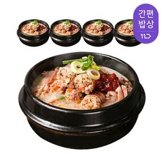 수백당 돼지국밥 570g 5개, 순대국_2개