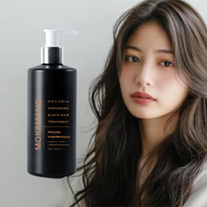 포코온 포고니아 블랙헤어 트리트먼트300ml 천연 발색 원료 NO염모제 윤기나는 머릿결