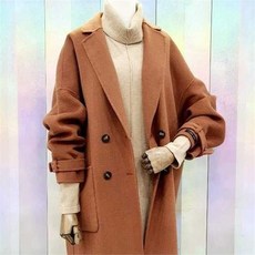 ab.f.z 심플 오버핏 롱 핸드메이드 코트 AAT4C10