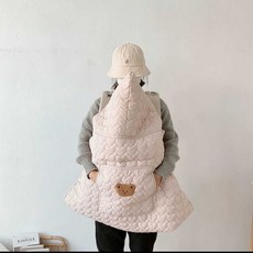 포근 수면 아기띠담요 워머 블랭킷 포대기 유모차이불, 곰 다용도 담요