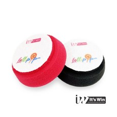 잇츠윈 롤리팝 왁스 어플리케이터 리필패드 왁싱 스펀지, 레드(85ppi), 1개