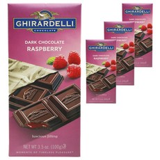기라델리 다크 초콜릿 라즈베리, 100g, 4개