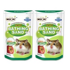 뉴에이지 햄스터 목욕모래 사과향 NA-H012, 1kg, 18개