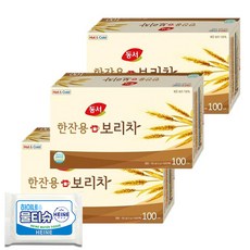 동서 한잔용 보리차 300T + 물티슈, 1.5g, 50개입, 3개