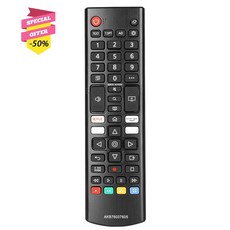 LG 스마트 TV용 AKB76037605 리모컨 NANO90P NANO95P NANO99P OLED48A OLED55A OLED65A OLED77A 43UP76709LB 50UP7, 1개
