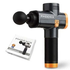 피닉스 마사지건 A2 근육 진동마사지 통증 완화, 카본블랙(케이스패키지)