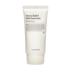 포레덤 더마 릴리프 마일드 무향 무기자차 선크림 SPF50+ PA++++, 50ml, 5개