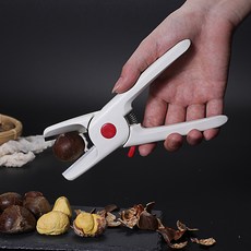깔끔편리 밤가위 밤까기 밤칼 밤까는 가위 밤까는 기계 1개, 깔끔편리 밤가위 아이보리