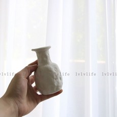 ins 북유럽 스타일 세라믹 홈 장식 그림 꽃병 사진 소품 레트로 수제, 색상 분류: 미니 롱넥