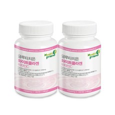 헬스프랜드 글루타치온 화이트 콜라겐 비타민C 12개월분 1000mg x 360정, 180정, 2개