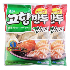 해태 김치가득고향만두 900g, 2개