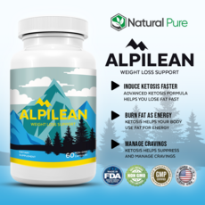 Alpilean Keto and Weight Loss Support Fat burner 60 Capsules One Month Supply