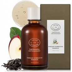 JUICE TO CLEANSE 식초 콤 부차 에센스 150ml-사과와 식초 PHA 페이셜 스무스 워터 에센스 보습 및 피부 윤기 비건 파라벤, 1